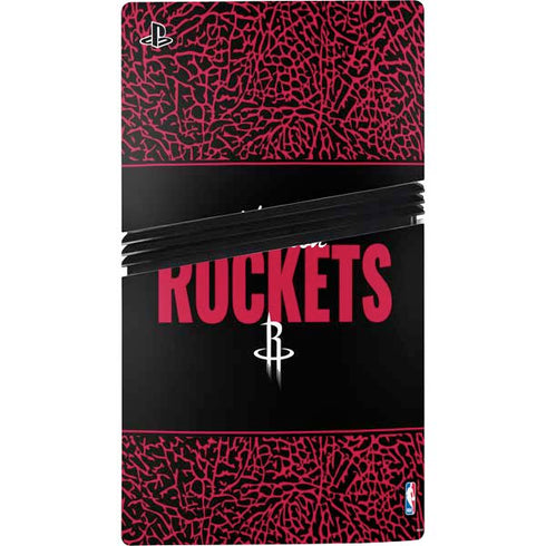 NBA Houston Rockets Elephant Print PS5 Pro Console Skin